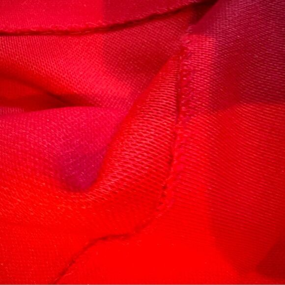 Vintage Cheekaberry Red Belted Wool-Blend Dress | Size 16 Vintage ~Modern 12/14 - Picture 13 of 14